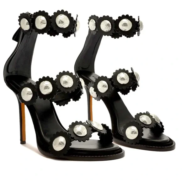 Alexandre Birman Tibbie 100 black stiletto heels size 36.5 - 🔥🔥 - Picture 2 of 16